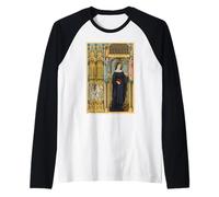 Saint Scholastica Benoît, Saints catholiques Bénédictine Vintage Manche Raglan