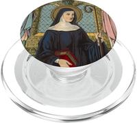 Saint Scholastica Benoît, Saints catholiques Bénédictine Vintage PopSockets PopGrip pour MagSafe