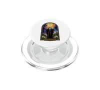 Saint Scholastica Colombe Catholique Gothique Cathédrale Art Icône PopSockets PopGrip pour MagSafe