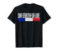 Saint-Sébastien-sur-Loire Drapeau France Fierté de la Ville française T-Shirt