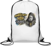 Saint Séraphim Rose Inspiration Sac de gym décontracté avec cordon de serrage Blanc