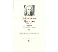 Mémoires - Tome 7, 1718-1721, Additions Au Journal De Dangeau