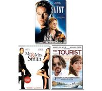 Saint / The Tourist / Mr. and Mrs. Smith [DVD Bundle, Collector's Edition]
