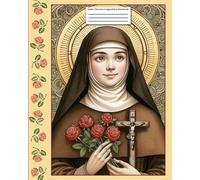 Saint Therese Composition Notebook: Back-to-School Notebook | Wide Ruled | 8 x 10 | 100 Pages | Saint Therese of Lisieux