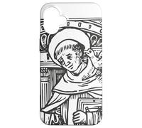 Saint Thomas Aquinas Patron Saint Étudiants Saint Art Catholique Coque pour iPhone 16 Plus