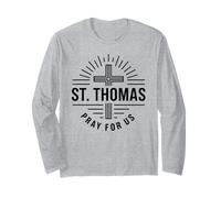 Saint Thomas catholique Prie pour Nous prière chrétienne Manche Longue