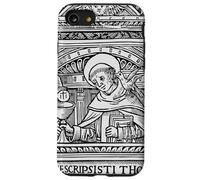Saint Thomas d'Aquin Traditionnel Latin Vintage Catholique Saint Coque pour iPhone SE (2020) / 7/8