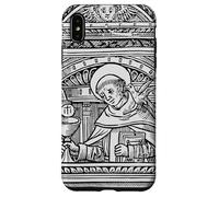 Saint Thomas d'Aquin Traditionnel Latin Vintage Catholique Saint Coque pour iPhone XS Max