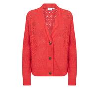 SAINT TROPEZ Cardigan 'Juna' rouge néon, Taille M