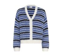 SAINT TROPEZ Cardigan 'OlmaSZ' bleu marine / bleu roi / blanc, Taille XS
