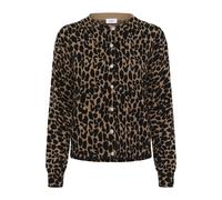 SAINT TROPEZ Cardigan 'PalomaSZ' beige / noir, Taille M