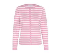SAINT TROPEZ Cardigan rose / blanc, Taille M