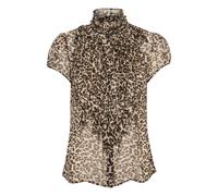 SAINT TROPEZ Chemisier 'Lilja' mastic / marron / noir, Taille M