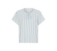 SAINT TROPEZ Chemisier 'Zalinda' crème / bleu clair, Taille M