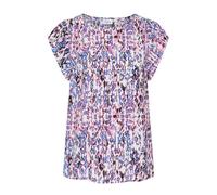 Saint Tropez, Femme, Blouses et Chemises, Multicolore, Taille: 42 FR Haut Rose Ikat Paint Manches Courtes