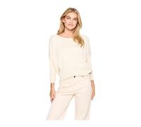 Saint Tropez, Femme, Pulls, Beige, Taille: 40 FR Babys Breath Melange Pullover Sweater