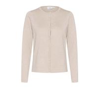 Saint Tropez, Femme, Pulls, Gris, Taille: 40 FR Cardigan Melange gris matin avec fermeture à bouton