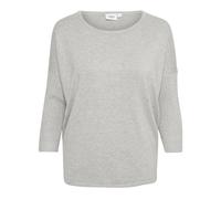 Saint Tropez, Femme, Pulls, Gris, Taille: 46 FR Pull col rond gris chiné