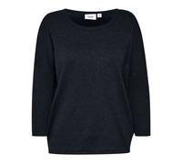 Saint Tropez, Femme, Pulls, Noir, Taille: 36 FR Pull col en V ciel nocturne