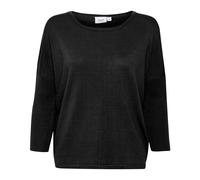 Saint Tropez, Femme, Pulls, Noir, Taille: 46 FR Pull noir à col en V