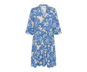 Saint Tropez, Femme, Robes, Bleu, Taille: 36 FR Robe Campanula Water Blooms avec Volant