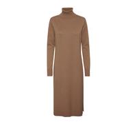 Saint Tropez, Femme, Robes, Brun, Taille: 42 FR Robe Longue Col Roulé Shitake Melange