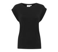 Saint Tropez, Femme, Tops, Noir, Taille: 36 FR T-shirt noir avec encolure bateau