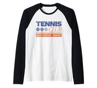 Saint Tropez France Retro Vintage Tennis Club Manche Raglan