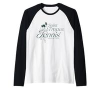 Saint Tropez France Retro Vintage Tennis Club Manche Raglan