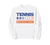 Saint Tropez France Retro Vintage Tennis Club Sweatshirt