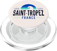 Saint-Tropez Francia | Saint Tropez Côte D'Azur Wave I5X PopSockets PopGrip pour MagSafe