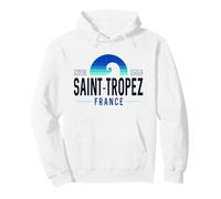 Saint-Tropez Francia | Saint Tropez Côte D'Azur Wave I5X Sweat à Capuche