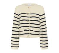 Saint Tropez - Larna Crew Neck Cardigan - Femme - Pulls - Blanc - Taille: 36 FR