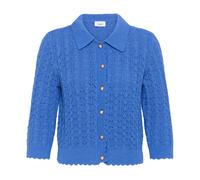 Saint Tropez - Mila R-Neck Cardigan - Femme - Pulls - Bleu - Taille: 40 FR