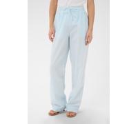 SAINT TROPEZ Pantalon 'ElmikoSZ' bleu ciel / blanc, Taille 36