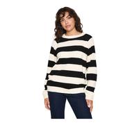 Saint Tropez - Pull en tricot Ice Black Stripe - Femme - Pulls - Multicolore - Taille: 44 FR