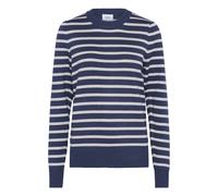SAINT TROPEZ Pull-over 'Mila' indigo / blanc cassé, Taille S