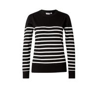 SAINT TROPEZ Pull-over 'Mila' noir / blanc, Taille S