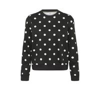 SAINT TROPEZ Pull-over 'Zagna' noir / blanc, Taille L