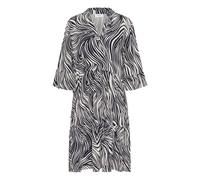 Saint Tropez, Femme, Robes, Noir, Taille: 38 FR Robe Baritone Leaves Strokes