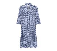 Saint Tropez - Robe BlueIndigo Maroc Tiles avec Volant - Femme - Robes - Bleu - Taille: 36 FR