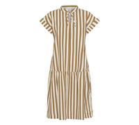 SAINT TROPEZ Robe-chemise 'ZalindaSZ' marron / blanc, Taille 42