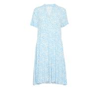 SAINT TROPEZ Robe d’été 'Eda' aqua / blanc, Taille 38