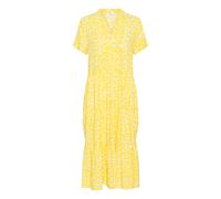SAINT TROPEZ Robe 'Eda' jaune / blanc, Taille 36