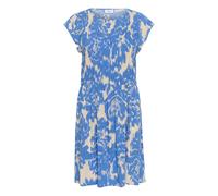 SAINT TROPEZ Robe 'Gisla' écru / azur, Taille 38