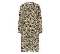 SAINT TROPEZ Robe 'Osina' camel / noir, Taille 38