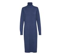 Saint Tropez - Robe Longue Col Roulé Titan Melange - Femme - Robes - Bleu - Taille: 36 FR