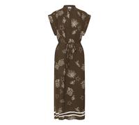 SAINT TROPEZ Robe 'SZRosashell' marron / blanc, Taille 42