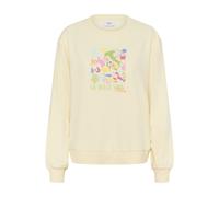 Saint Tropez - SweaT-shirt Babys Breath avec Motif Brodé - Femme - Sweatshirts et sweats à capuche - Jaune - Taille: 44 FR