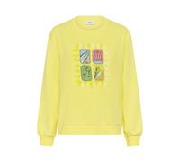 SAINT TROPEZ Sweat-shirt 'Lolena' jaune clair / mélange de couleurs, Taille M